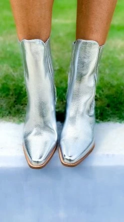 Chinese Laundry Cali Metallic Booties