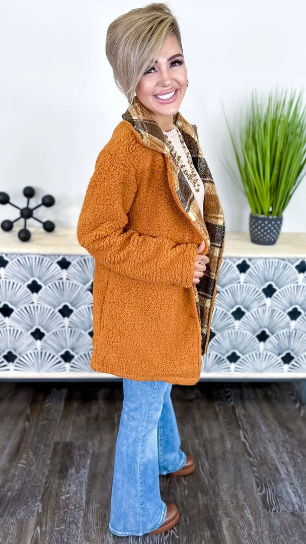 The ZigZag Stripe OUTERWEAR Camel Downtown Brooklyn Jacket