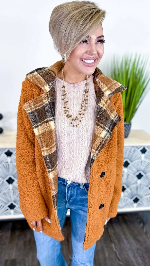 The ZigZag Stripe OUTERWEAR Camel Downtown Brooklyn Jacket