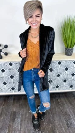 The ZigZag Stripe TOPS & TUNICS Camel Everyday Elegance Tank