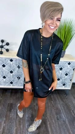 The ZigZag Stripe Camel Vegas Weekend Leggings [NO RETURNS] BOTTOMS