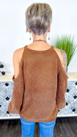 The ZigZag Stripe TOPS & TUNICS Camel Weekend Go To Sweater