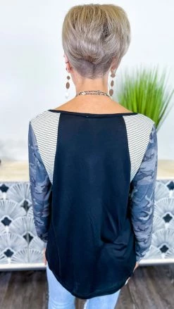 Southern Grace Camo I Will Survive Top