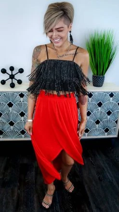 Nylon Apparel ChaCha Cowboy Top TOPS & TUNICS