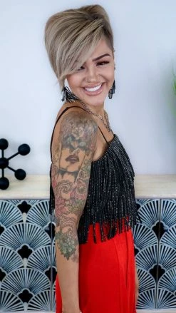 Nylon Apparel ChaCha Cowboy Top TOPS & TUNICS