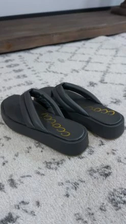 CCOCCI Charcoal Bonnie Platform Sandals SHOES