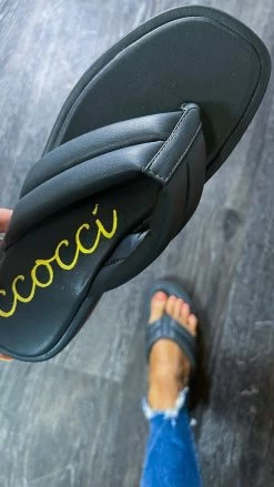 CCOCCI Charcoal Bonnie Platform Sandals SHOES