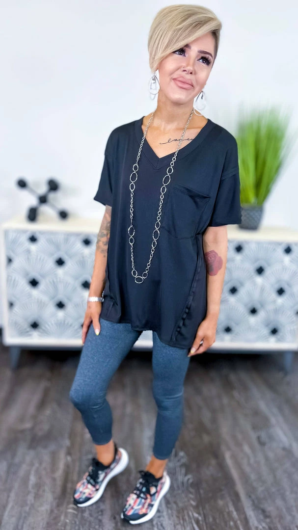 The ZigZag Stripe Charcoal Elite Leggings BOTTOMS