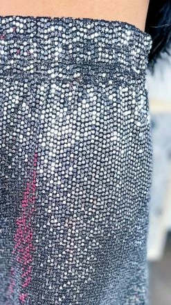 The ZigZag Stripe Charcoal Flirty Impression Shorts BOTTOMS