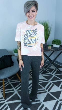 The ZigZag Stripe Charcoal Future Moves Pants [NO RETURNS] BOTTOMS