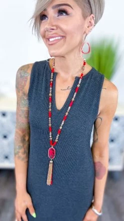 The ZigZag Stripe Charcoal Precious View Dress