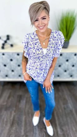 The ZigZag Stripe Charming Moments Top