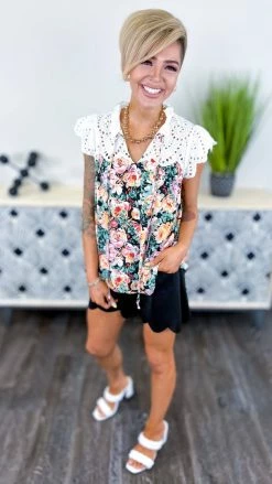 Emily Wonder Chasing Butterflies Top TOPS & TUNICS