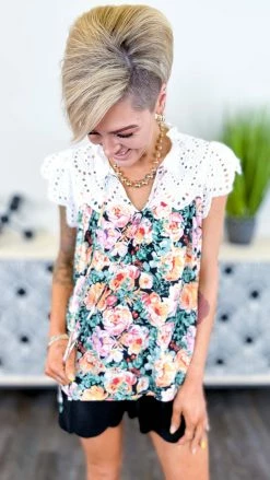 Emily Wonder Chasing Butterflies Top TOPS & TUNICS