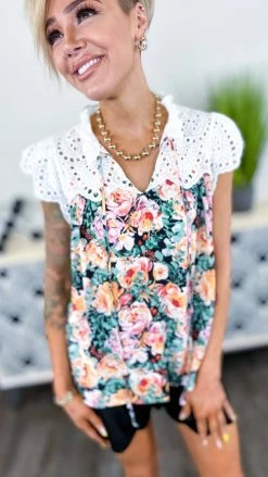 Emily Wonder Chasing Butterflies Top TOPS & TUNICS