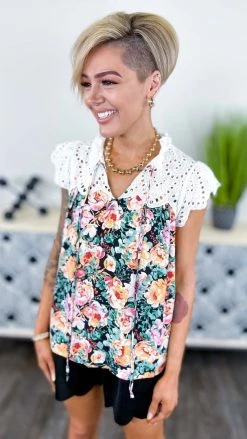 Emily Wonder Chasing Butterflies Top TOPS & TUNICS