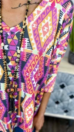 The ZigZag Stripe TOPS & TUNICS Chasing Signs Top