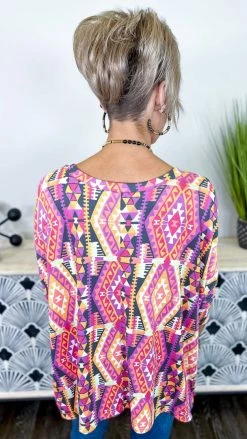 The ZigZag Stripe TOPS & TUNICS Chasing Signs Top