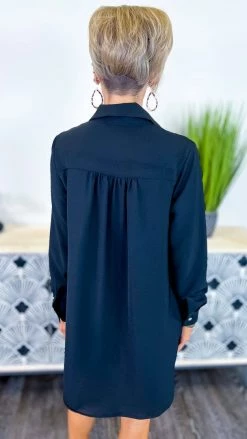 The ZigZag Stripe Cheers To The Night Dress DRESSES