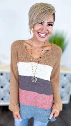 The ZigZag Stripe Choosing Fate Sweater