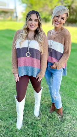 The ZigZag Stripe Choosing Fate Sweater