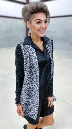 The ZigZag Stripe City Nights Blazer