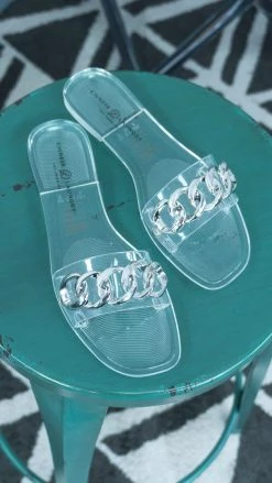 Chinese Laundry Clear Gisselle Sandals