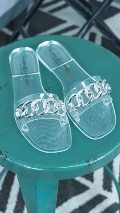 Chinese Laundry Clear Gisselle Sandals