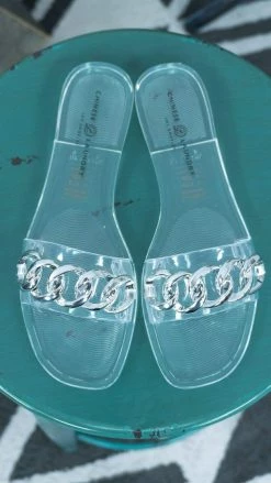 Chinese Laundry Clear Gisselle Sandals