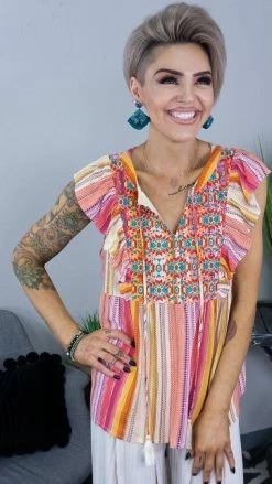 Savanna Jane TOPS & TUNICS Coming In Hot Top [ NO RETURNS ]