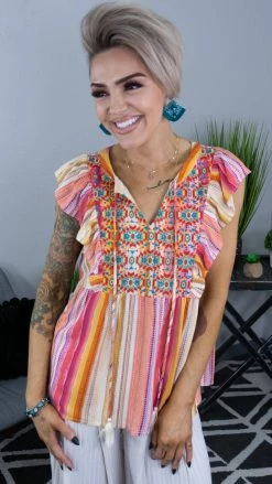 Savanna Jane TOPS & TUNICS Coming In Hot Top [ NO RETURNS ]