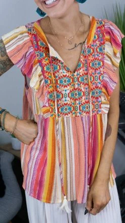 Savanna Jane TOPS & TUNICS Coming In Hot Top [ NO RETURNS ]