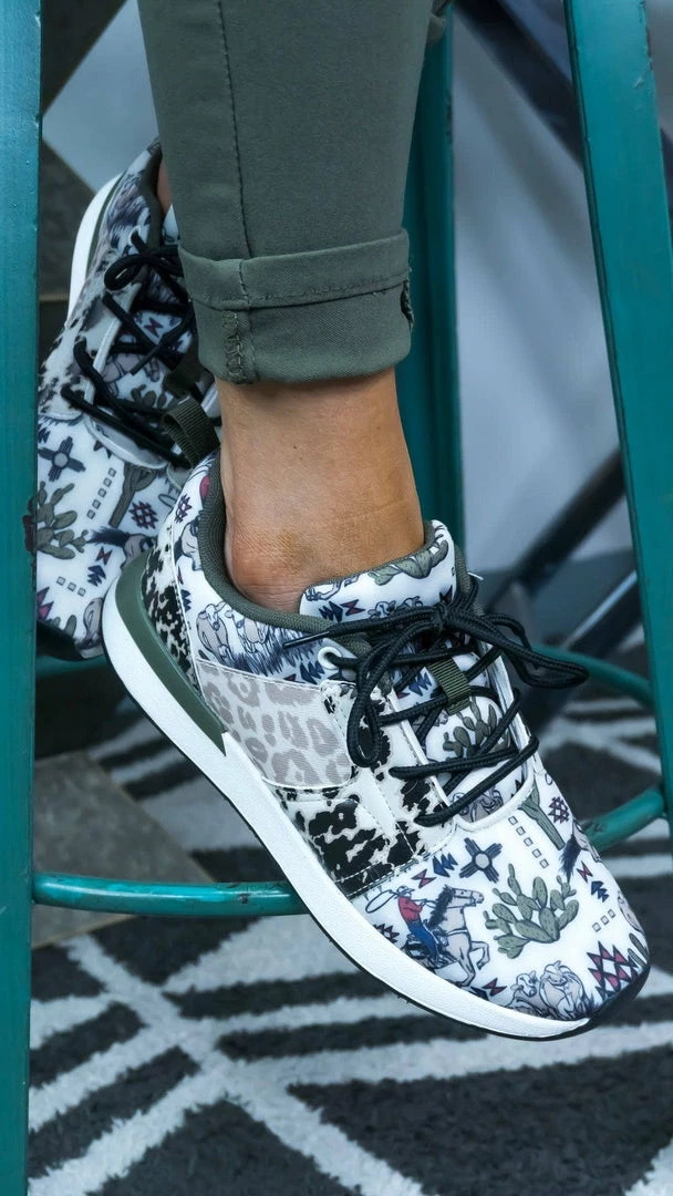 Crazy Train Cool It Cowboy Kick Sneakers SHOES