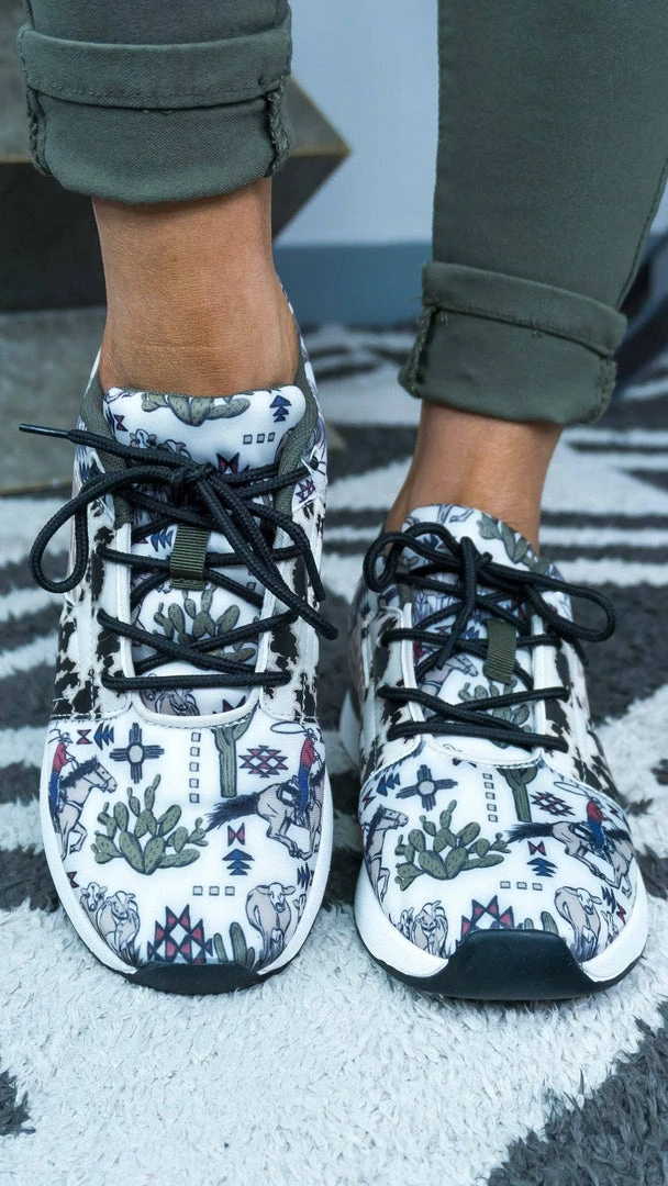 Crazy Train Cool It Cowboy Kick Sneakers SHOES