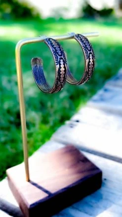 Southern Grace ACCESSORIES Copper Wild Ride Hoop Earrings