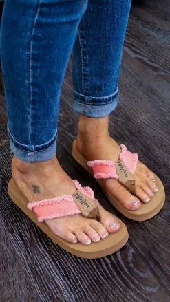 Very G Coral Encore Flip Flops