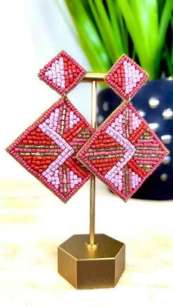 Your Fashion Wholesale Coral Juniper Earrings