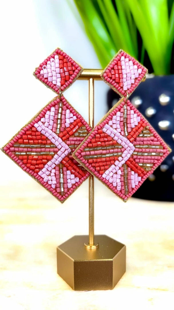 Your Fashion Wholesale Coral Juniper Earrings