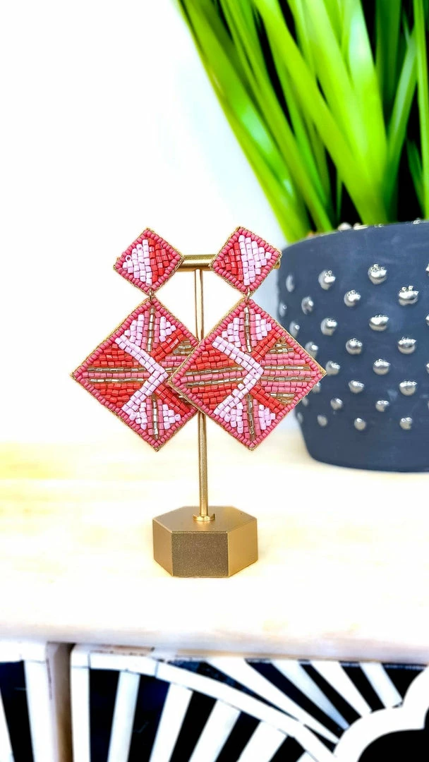 Your Fashion Wholesale Coral Juniper Earrings