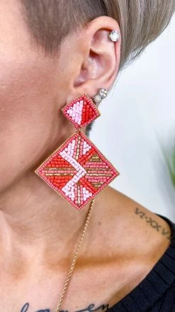 Your Fashion Wholesale Coral Juniper Earrings