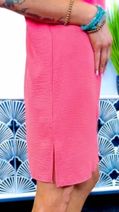 The ZigZag Stripe Coral Pure Memories Dress