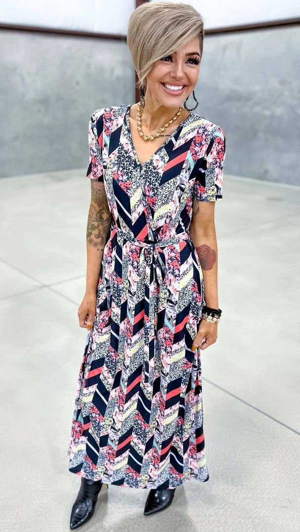 The ZigZag Stripe Count Me In Dress