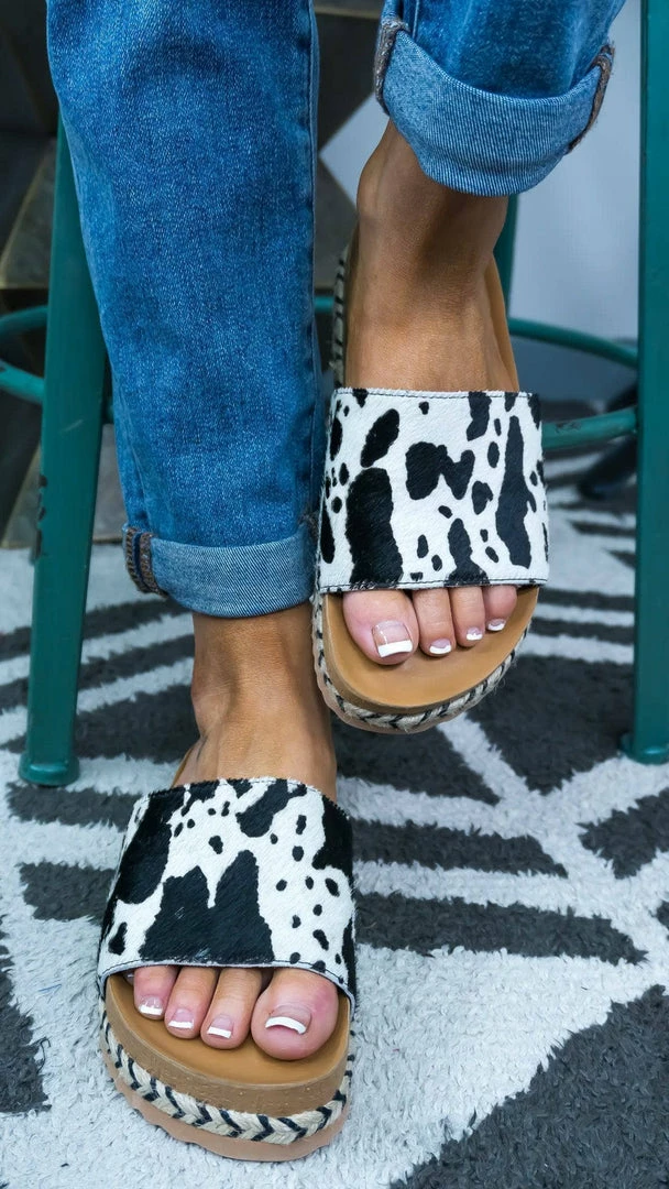 Miami Shoe SHOES Cow Isabella Platform Sandals