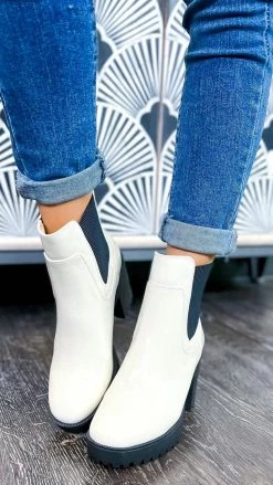 Chinese Laundry SHOES Cream Good Day Booties