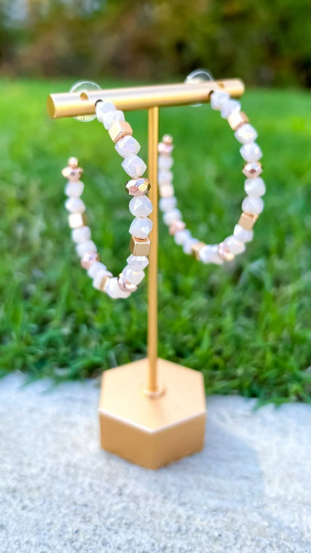 Southern Grace Cream Let's Set Sail Earrings ACCESSORIES