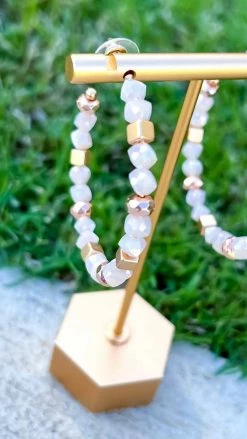 Southern Grace Cream Let's Set Sail Earrings ACCESSORIES