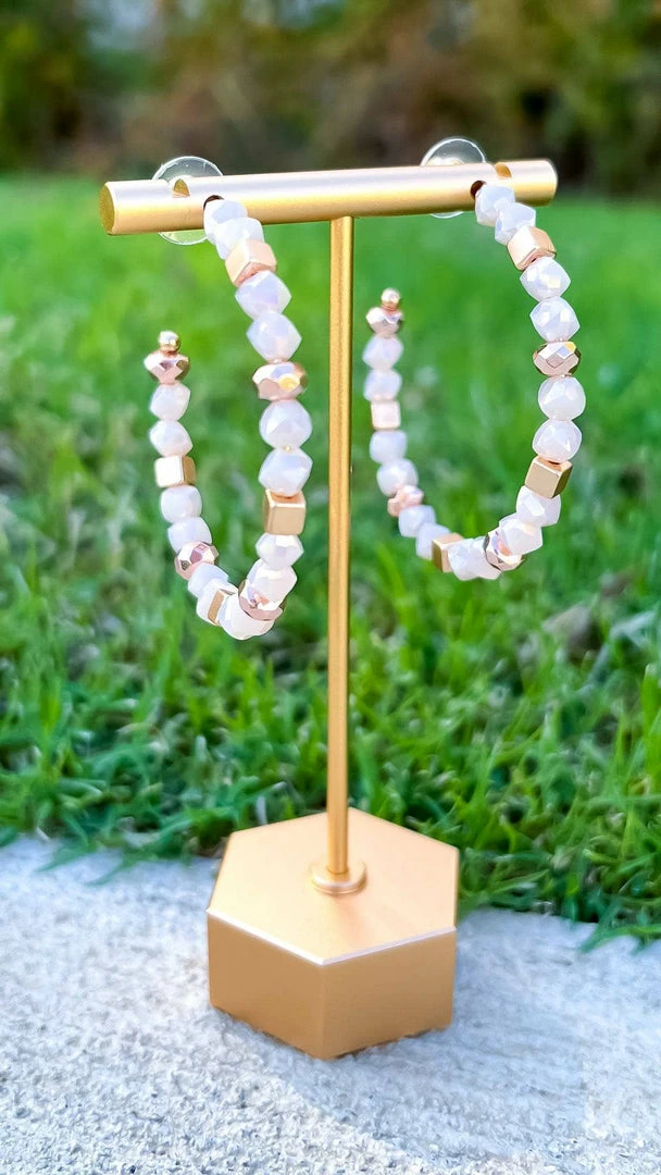 Southern Grace Cream Let's Set Sail Earrings ACCESSORIES