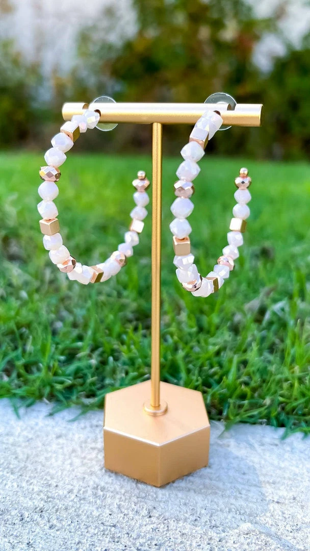 Southern Grace Cream Let's Set Sail Earrings ACCESSORIES