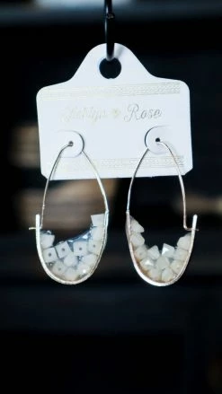 Southern Grace Cream My Date Night Earrings ACCESSORIES