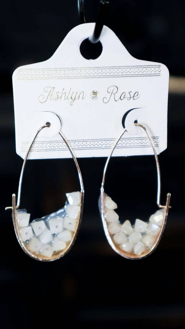 Southern Grace Cream My Date Night Earrings ACCESSORIES